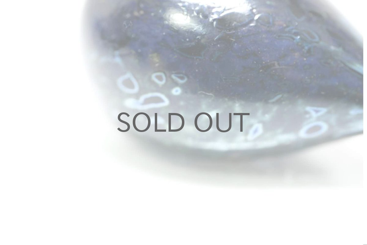 画像6: 北欧アートガラス/iittala/イッタラバード/Oiva Toikka/オイバトイッカ/Small GoldCrest/Pikku Hippi/Hohto/ダークブルーラスタ (6)