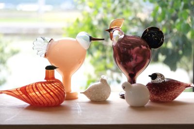 画像1: 北欧アートガラス/ビンテージガラス/Oiva Toikka/オイバ・トイッカ/iittala/イッタラ/Birds/バード/Kukko/Rooster/ルースター/1998年