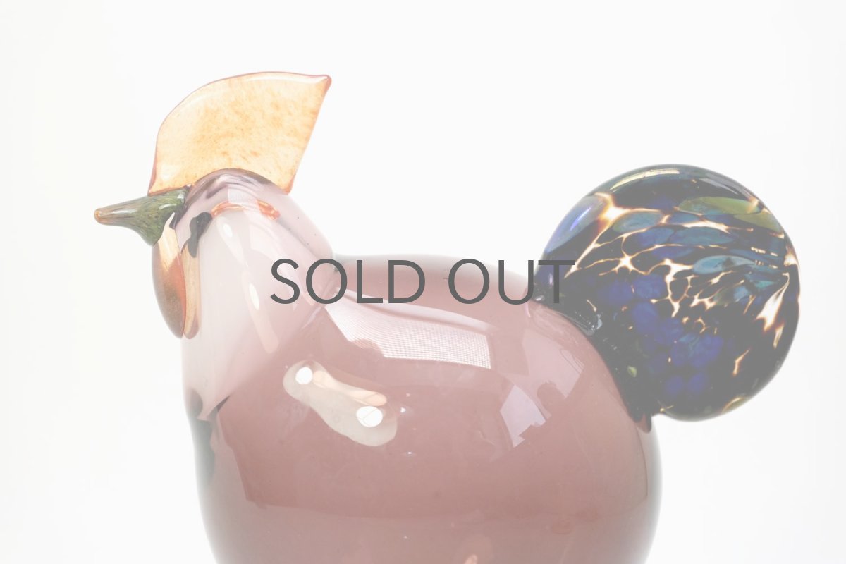 画像4: 北欧アートガラス/ビンテージガラス/Oiva Toikka/オイバ・トイッカ/iittala/イッタラ/Birds/バード/Kukko/Rooster/ルースター/1998年 (4)