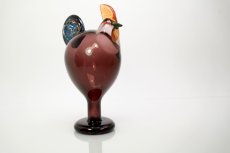 画像5: 北欧アートガラス/ビンテージガラス/Oiva Toikka/オイバ・トイッカ/iittala/イッタラ/Birds/バード/Kukko/Rooster/ルースター/1998年 (5)