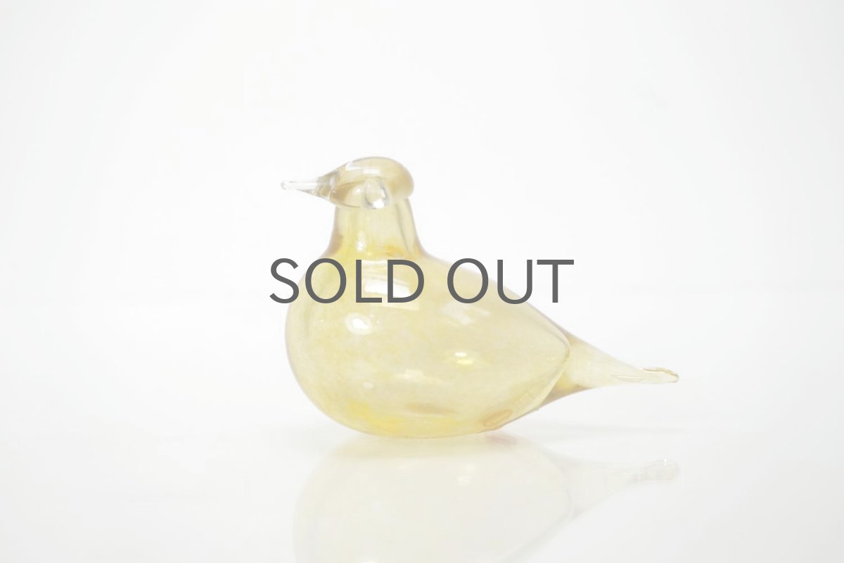 画像1: 北欧アートガラス/iittala/イッタラバード/Oiva Toikka/オイバトイッカ/Little tern/Golden-Crested Kinglet/リトルターンとゴールデンクレステッドの中間サイズ (1)