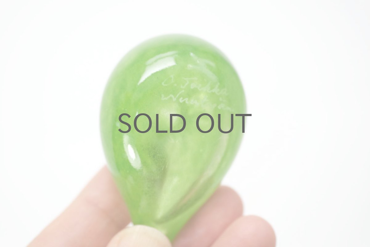 画像6: 北欧アートガラス/iittala/イッタラバード/Oiva Toikka/オイバトイッカ/Golden-Crested Kinglet/ライムグリーン (6)