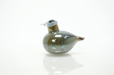 画像1: 北欧アートガラス/iittala/イッタラバード/Oiva Toikka/オイバトイッカ/Golden-Crested Kinglet/ラスタ (1)