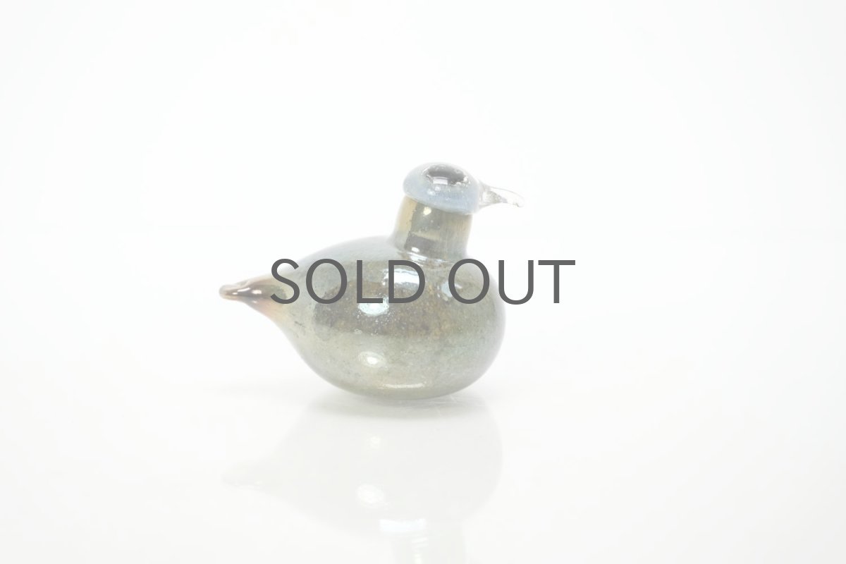 画像2: 北欧アートガラス/iittala/イッタラバード/Oiva Toikka/オイバトイッカ/Golden-Crested Kinglet/ラスタ (2)
