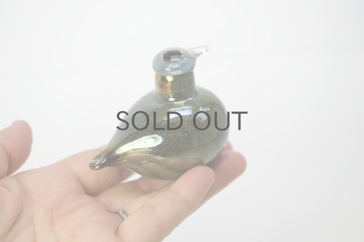 画像7: 北欧アートガラス/iittala/イッタラバード/Oiva Toikka/オイバトイッカ/Golden-Crested Kinglet/ラスタ (7)