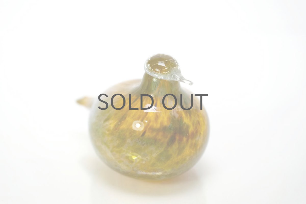 画像3: 北欧アートガラス/iittala/イッタラバード/Oiva Toikka/オイバトイッカ/Golden-Crested Kinglet/ラスタ半透明 (3)
