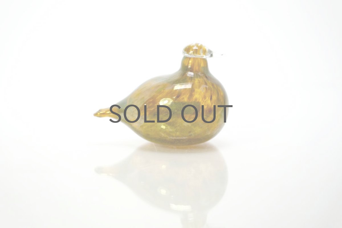 画像5: 北欧アートガラス/iittala/イッタラバード/Oiva Toikka/オイバトイッカ/Golden-Crested Kinglet/ラスタ半透明 (5)