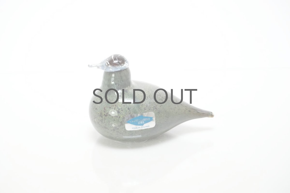 画像1: 北欧アートガラス/Nuutajarvi/Oiva Toikka/オイバトイッカ/Little tern/Golden-Crested Kinglet/リトルターンとゴールデンクレステッドの中間サイズ (1)
