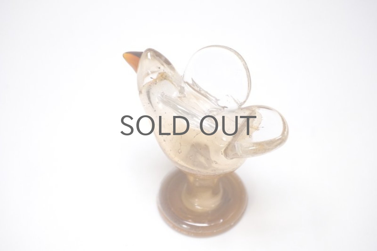 画像6: 北欧アートガラス/ビンテージガラス/Oiva Toikka/オイバ・トイッカ/Nuutajarv/ヌータヤルヴィ/Sieppo/シエッポスタンド/貴重色ハニー (6)
