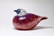 画像1: 北欧アートガラス/ビンテージガラス/Oiva Toikka/オイバ・トイッカ/iittala/イッタラ/Birds/バード/ROSY FINCH  (1)