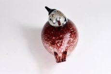 画像6: 北欧アートガラス/ビンテージガラス/Oiva Toikka/オイバ・トイッカ/iittala/イッタラ/Birds/バード/ROSY FINCH  (6)