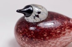 画像3: 北欧アートガラス/ビンテージガラス/Oiva Toikka/オイバ・トイッカ/iittala/イッタラ/Birds/バード/ROSY FINCH  (3)