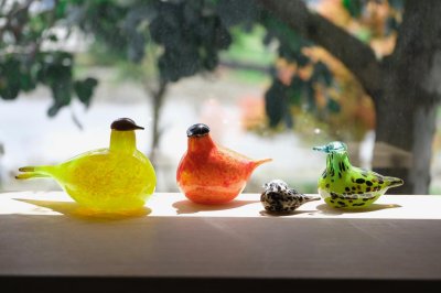 画像1: 北欧アートガラス/ビンテージガラス/Oiva Toikka/オイバ・トイッカ/iittala/イッタラ/Birds/バード/2004年/Baby Common Teal/ベィビーコガモ