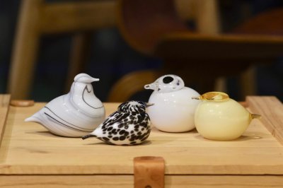 画像1: 北欧アートガラス/iittala/イッタラバード/Oiva Toikka/オイバトイッカ/iittala/イッタラ/Birds/バード/Puffball/パフボール/イエロー