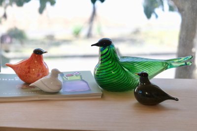 画像1: 北欧アートガラス/ビンテージガラス/Oiva Toikka/オイバ・トイッカ/iittala/イッタラ/Birds/バード/Kvitasku/Wheater