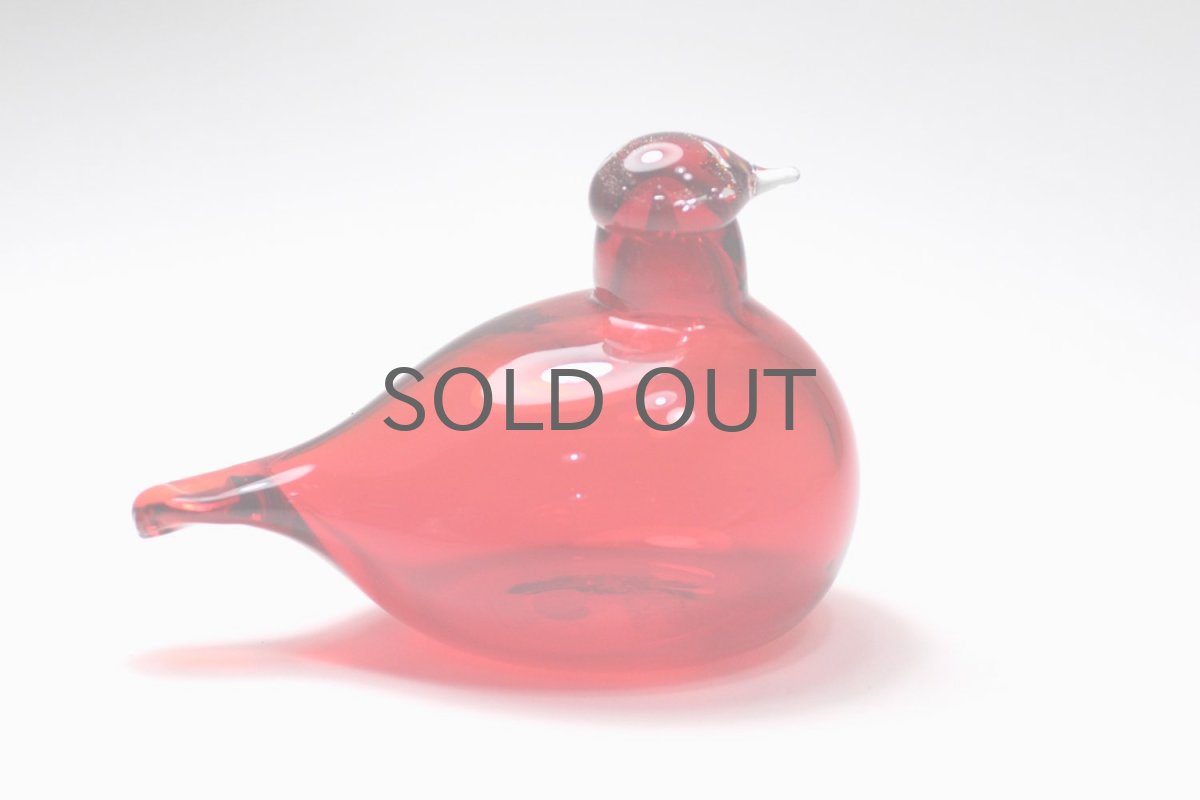 画像3: 北欧アートガラス/ビンテージガラス/Oiva Toikka/オイバ・トイッカ/iittala/イッタラ/Birds/バード/ little turn/リトルターン/ヌータヤルビレッド (3)