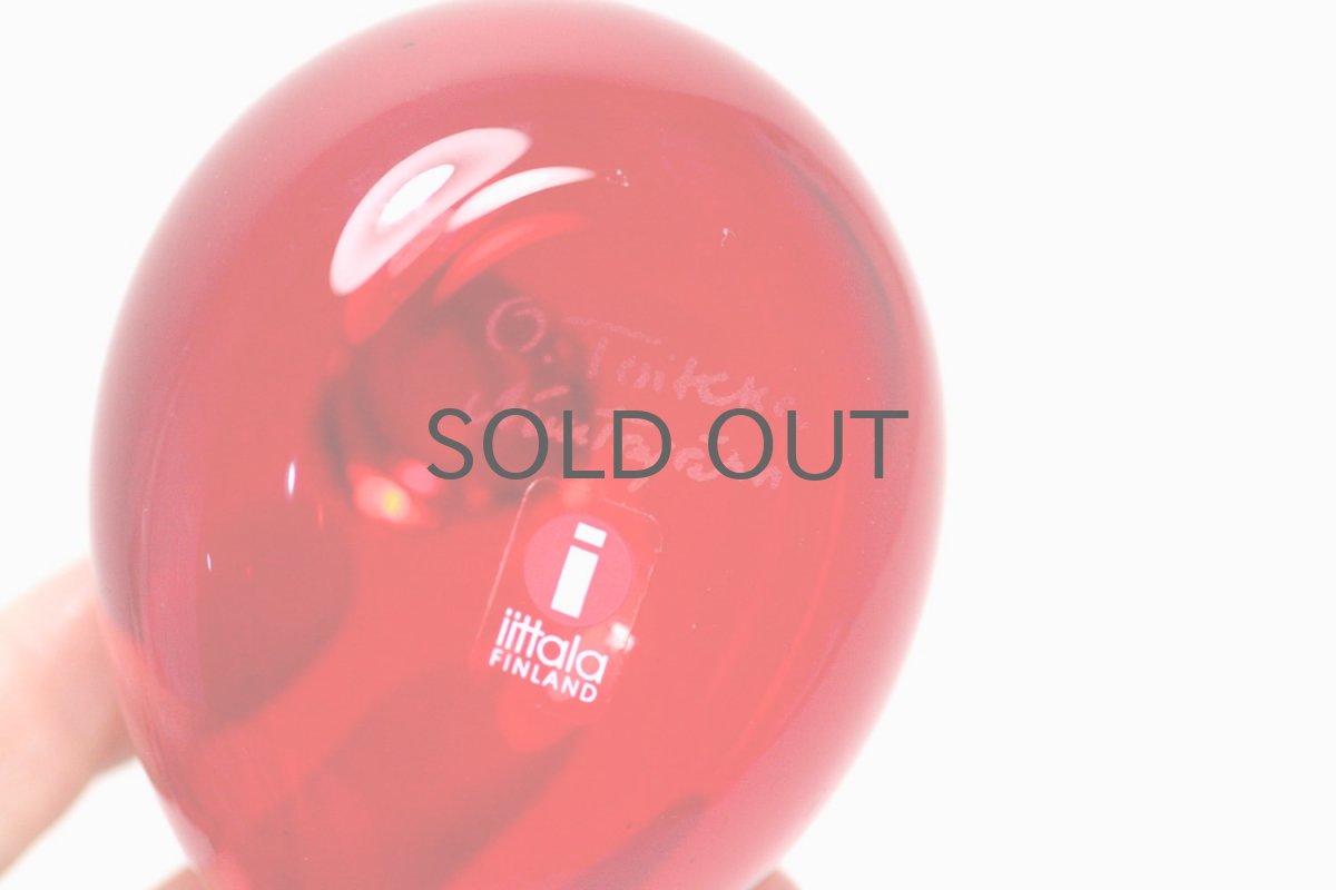 画像6: 北欧アートガラス/ビンテージガラス/Oiva Toikka/オイバ・トイッカ/iittala/イッタラ/Birds/バード/ little turn/リトルターン/ヌータヤルビレッド (6)