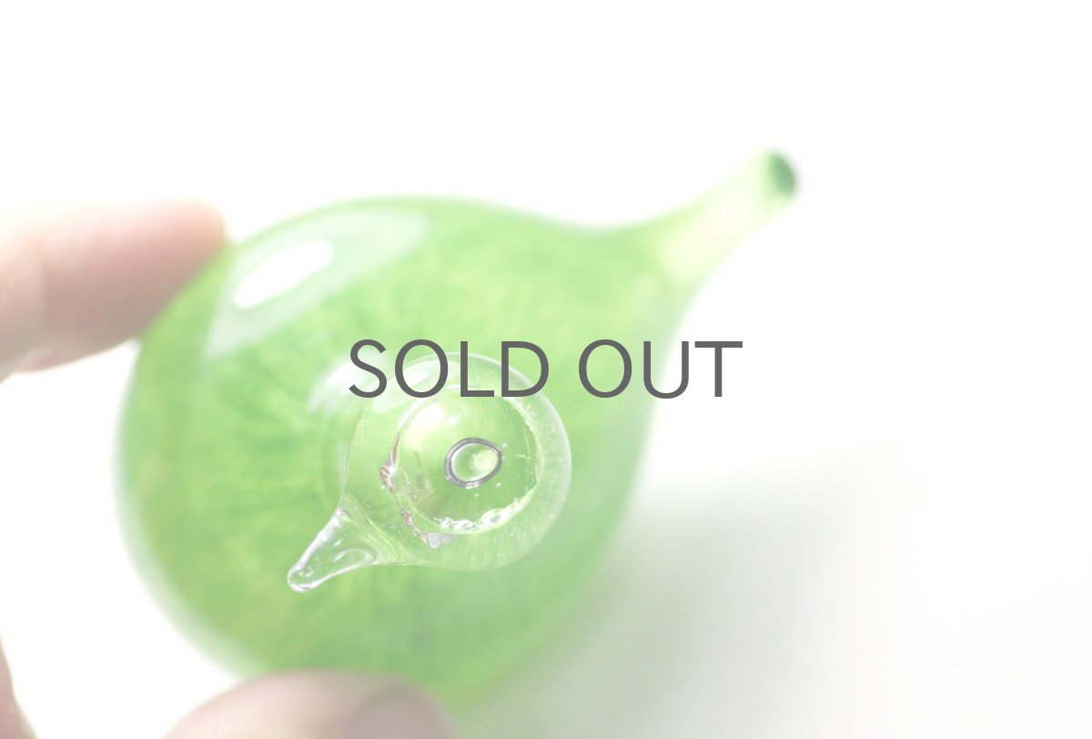 画像4: 北欧アートガラス/iittala/イッタラバード/Oiva Toikka/オイバトイッカ/Golden-Crested Kinglet/グリーン (4)