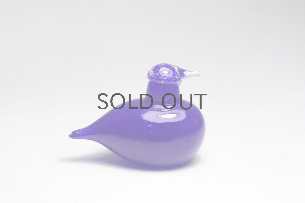 画像3: 北欧アートガラス/iittala/イッタラバード/Oiva Toikka/オイバトイッカ/Golden-Crested Kinglet/ブルー (3)