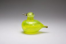 画像1: 北欧アートガラス/iittala/イッタラバード/Oiva Toikka/オイバトイッカ/Golden-Crested Kinglet/イエロー (1)