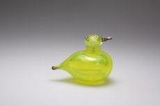 画像2: 北欧アートガラス/iittala/イッタラバード/Oiva Toikka/オイバトイッカ/Golden-Crested Kinglet/イエロー (2)