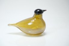 画像4: 北欧アートガラス/Nuutajarvi/ヌータヤルヴィ/iittala/イッタラバード/Oiva Toikka/オイバトイッカ/2001-03年/Chiffchaff (4)