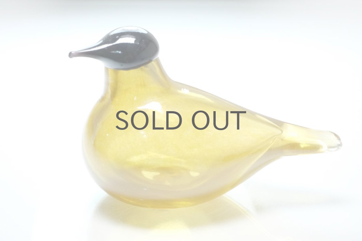 画像2: 北欧アートガラス/Nuutajarvi/ヌータヤルヴィ/iittala/イッタラバード/Oiva Toikka/オイバトイッカ/2001-03年/Chiffchaff (2)