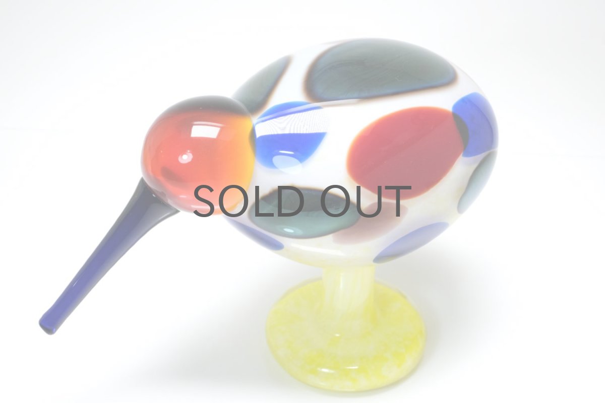 画像6: 北欧アートガラス/ビンテージガラス/Oiva Toikka/オイバトイッカ/NUUTAJARVI/iittala/イッタラ/Birds/バード/Jalokiwi/Jewelled Kiwi/ジュエルドキウイ/委託品 (6)