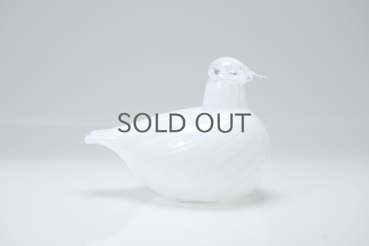 画像2: 北欧アートガラス/Nuutajarvi/ヌータヤルヴィ/iittala/イッタラバード/Oiva Toikka/オイバトイッカ/2002年/Baby willow grouse (2)