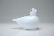 画像2: 北欧アートガラス/Nuutajarvi/ヌータヤルヴィ/iittala/イッタラバード/Oiva Toikka/オイバトイッカ/2002年/Baby willow grouse (2)