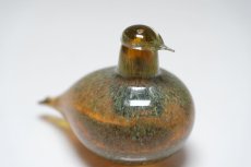 画像2: 北欧アートガラス/iittala/イッタラバード/Oiva Toikka/オイバトイッカ/Golden-Crested Kinglet/半透明ラスタ/No.2 (2)