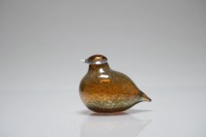 画像1: 北欧アートガラス/iittala/イッタラバード/Oiva Toikka/オイバトイッカ/Golden-Crested Kinglet/半透明ラスタ/No.1 (1)