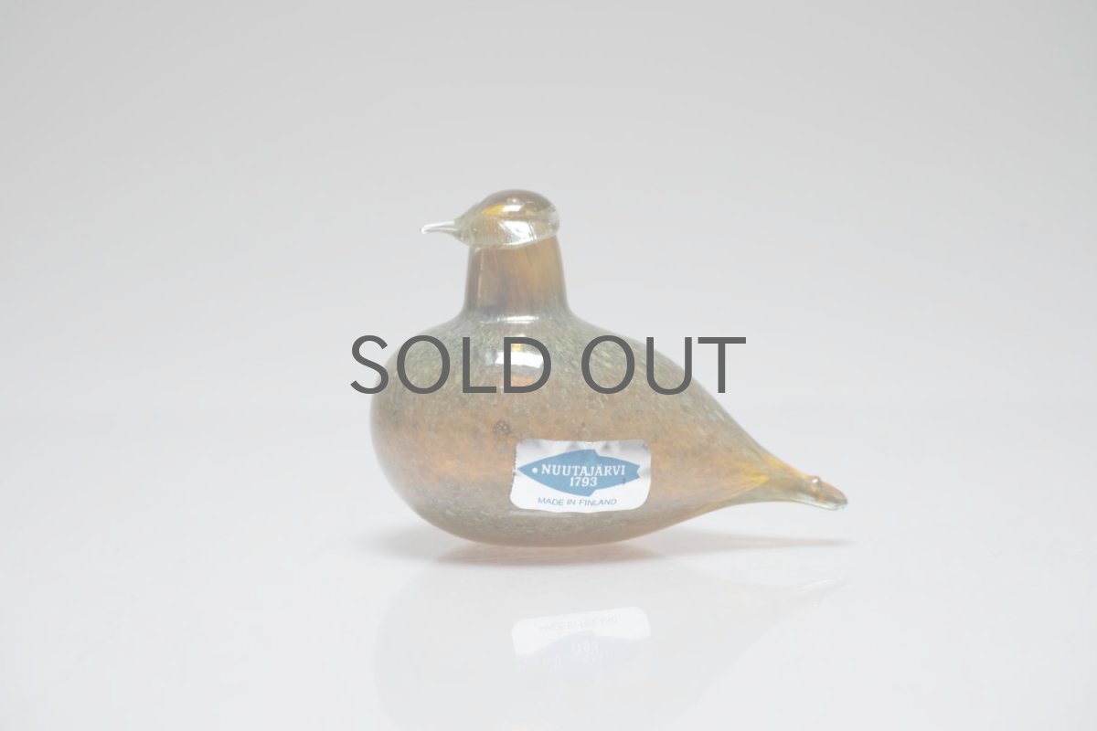 画像1: 北欧アートガラス/iittala/イッタラバード/Oiva Toikka/オイバトイッカ/Golden-Crested Kinglet/半透明ラスタ/No.2 (1)