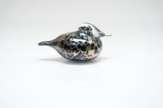 画像3: 北欧アートガラス/iittala/イッタラバード/Oiva Toikka/オイバトイッカ/Small GoldCrest/スモールゴールドクレストよりも小さな小鳥/ラスタ&ブラック斑点/No.3 (3)