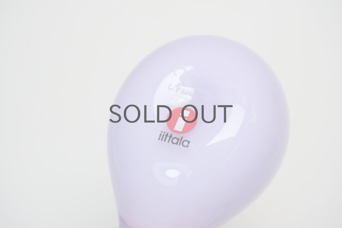 画像6: 北欧アートガラス/ビンテージガラス/Oiva Toikka/オイバ・トイッカ/Nuutajarvi/ヌータヤルヴィ/Puffball/パフボール/ライラック (6)