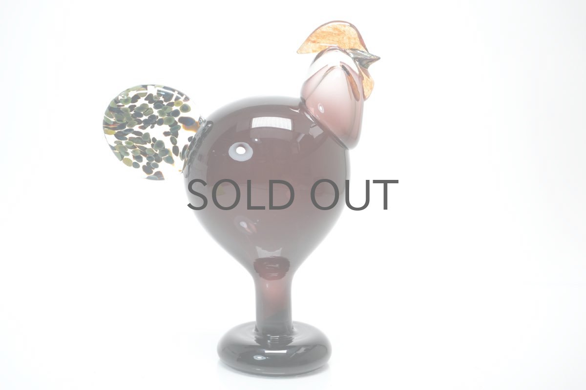 画像7: 北欧アートガラス/ビンテージガラス/Oiva Toikka/オイバ・トイッカ/iittala/イッタラ/Birds/バード/Kukko/Rooster/ルースター/1998年 (7)