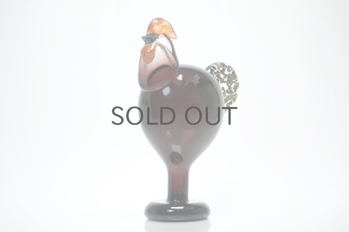 画像4: 北欧アートガラス/ビンテージガラス/Oiva Toikka/オイバ・トイッカ/iittala/イッタラ/Birds/バード/Kukko/Rooster/ルースター/1998年 (4)