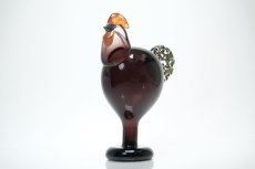 画像4: 北欧アートガラス/ビンテージガラス/Oiva Toikka/オイバ・トイッカ/iittala/イッタラ/Birds/バード/Kukko/Rooster/ルースター/1998年 (4)