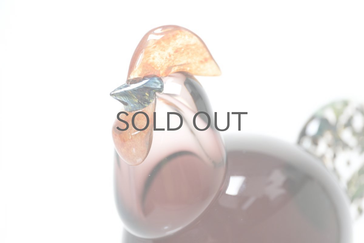 画像5: 北欧アートガラス/ビンテージガラス/Oiva Toikka/オイバ・トイッカ/iittala/イッタラ/Birds/バード/Kukko/Rooster/ルースター/1998年 (5)