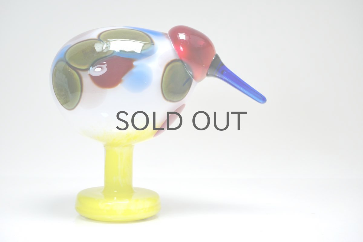 画像3: 北欧アートガラス/ビンテージガラス/Oiva Toikka/オイバトイッカ/NUUTAJARVI/iittala/イッタラ/Birds/バード/Jalokiwi/Jewelled Kiwi/ジュエルドキウイ (3)