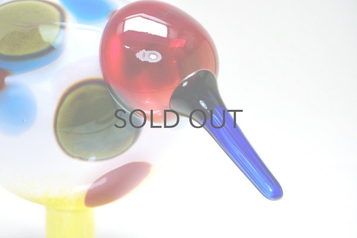 画像6: 北欧アートガラス/ビンテージガラス/Oiva Toikka/オイバトイッカ/NUUTAJARVI/iittala/イッタラ/Birds/バード/Jalokiwi/Jewelled Kiwi/ジュエルドキウイ (6)