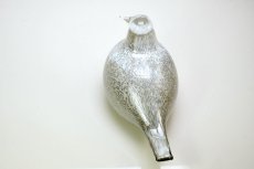 画像6: 北欧アートガラス/iittala/イッタラバード/Oiva Toikka/オイバトイッカ/ホワイト&アイスグレー斑バード/Pikkuriekko/Small Willow Grouse (6)