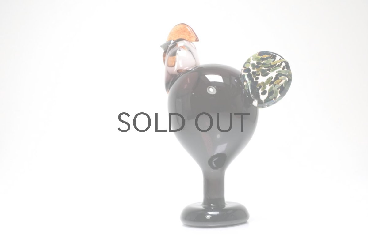 画像6: 北欧アートガラス/ビンテージガラス/Oiva Toikka/オイバ・トイッカ/iittala/イッタラ/Birds/バード/Kukko/Rooster/ルースター/1998年 (6)