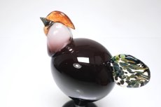 画像9: 北欧アートガラス/ビンテージガラス/Oiva Toikka/オイバ・トイッカ/iittala/イッタラ/Birds/バード/Kukko/Rooster/ルースター/1998年 (9)