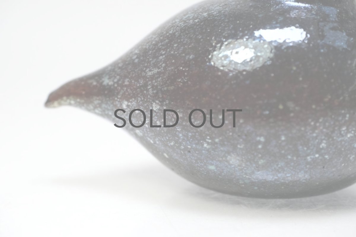 画像5: 北欧アートガラス/iittala/イッタラバード/Oiva Toikka/オイバトイッカ/Golden-Crested Kinglet/ダークボディ&シルバーラスタ (5)