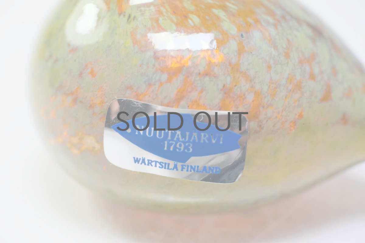 画像7: 北欧アートガラス/iittala/イッタラバード/Oiva Toikka/オイバトイッカ/Golden-Crested Kinglet/半透明ラスタ (7)