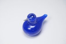 画像4: 北欧アートガラス/iittala/イッタラバード/Oiva Toikka/オイバトイッカ/Golden-Crested Kinglet/ブルー (4)
