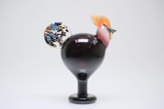 画像3: 北欧アートガラス/ビンテージガラス/Oiva Toikka/オイバ・トイッカ/Nuutajarvi/ヌータヤルヴィ/iittala/イッタラ/Birds/バード/Kukko/Rooster/ルースター/1998年 (3)