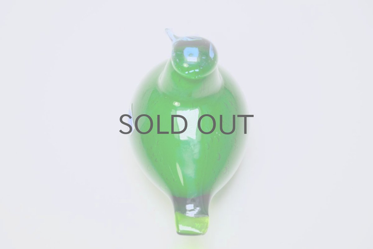 画像6: 北欧アートガラス/NUUTAJARVI/ヌータヤルヴィバード/Oiva Toikka/オイバトイッカ/スペシャルバード/企業バード/Kerto/Lintu Vihrea/グリーンバード (6)