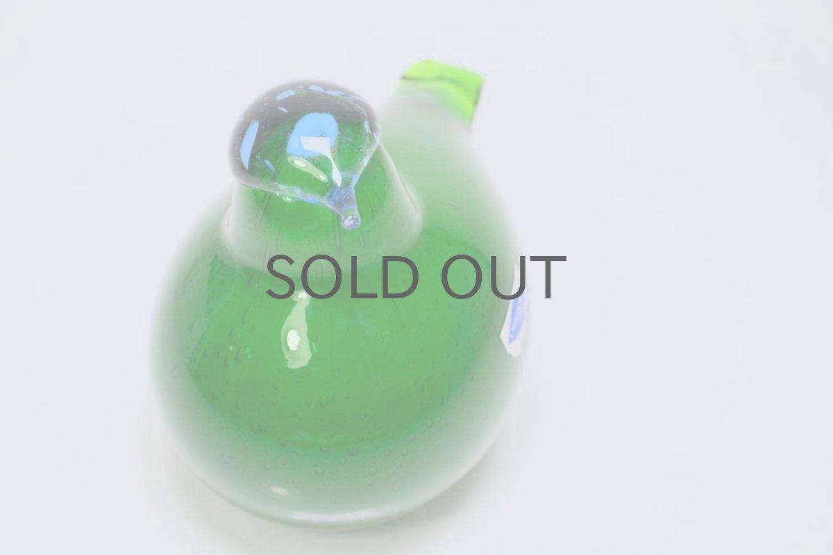 画像3: 北欧アートガラス/NUUTAJARVI/ヌータヤルヴィバード/Oiva Toikka/オイバトイッカ/スペシャルバード/企業バード/Kerto/Lintu Vihrea/グリーンバード (3)